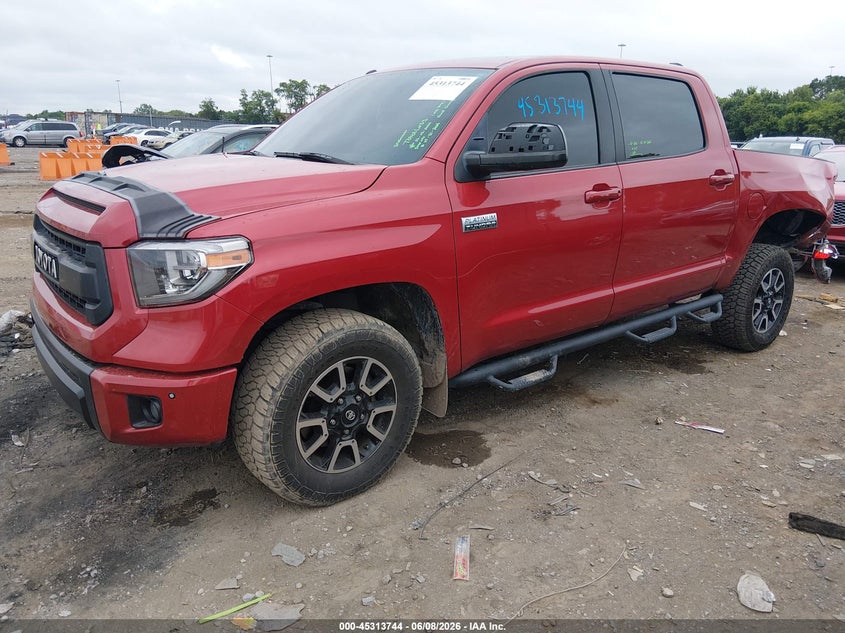 2016 Toyota Tundra VIN 5TFAW5F1XGX578298 IAAI salvage auction — REAR END, Salvage Title, sold $12,400 on 2026-07-16 (photo 2)