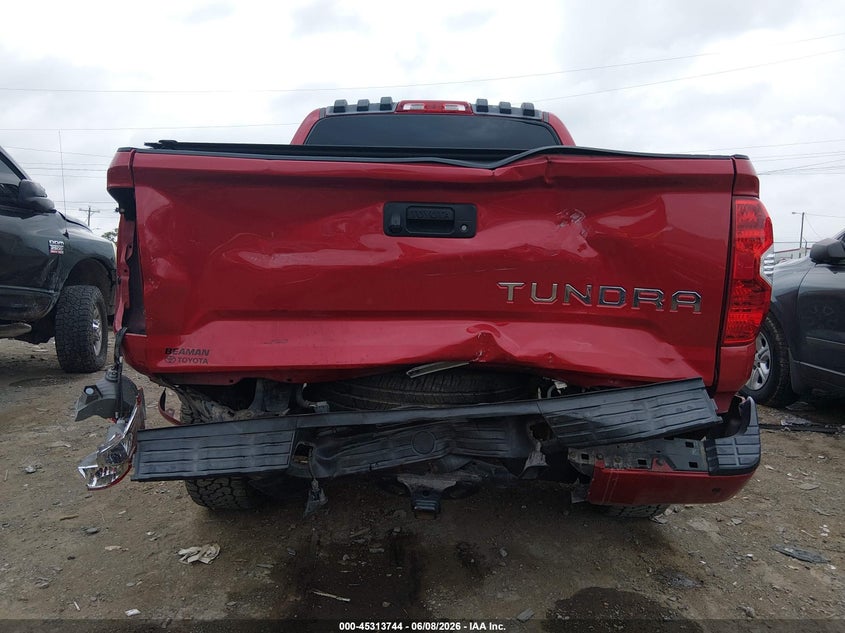 2016 Toyota Tundra VIN 5TFAW5F1XGX578298 IAAI salvage auction — REAR END, Salvage Title, sold $12,400 on 2026-07-16 (photo 6)
