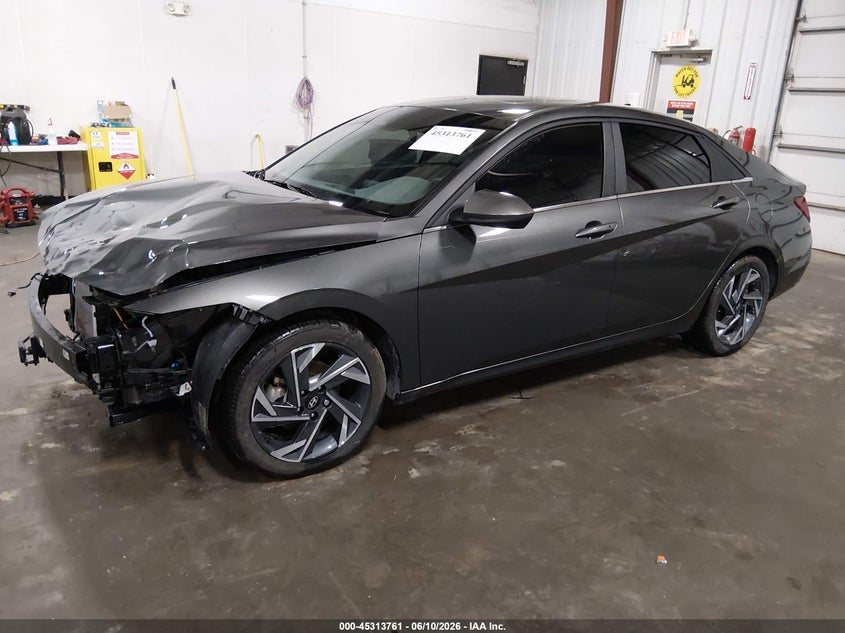 2024 Hyundai Elantra VIN KMHLS4DG4RU679908 IAAI salvage auction — FRONT END, Salvage Title, sold $75 on 2026-07-28 (photo 2)