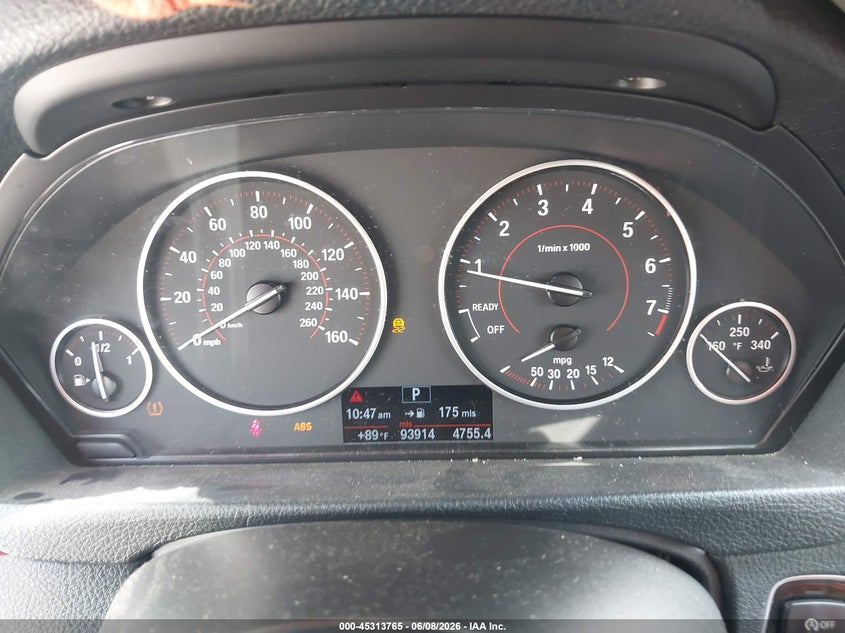 2012 BMW 3er VIN WBA3A5C53CF349571 IAAI salvage auction — REAR END, Salvage Title, sold $1,825 on 2026-07-06 (photo 7)