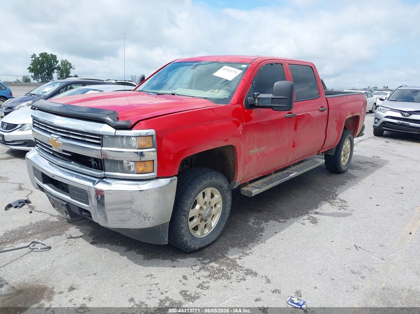 2015 Chevrolet Silverado VIN 1GC1KUEG3FF141002 IAAI salvage auction — HAIL, Salvage Title, sold $3,850 on 2026-07-19 (photo 2)