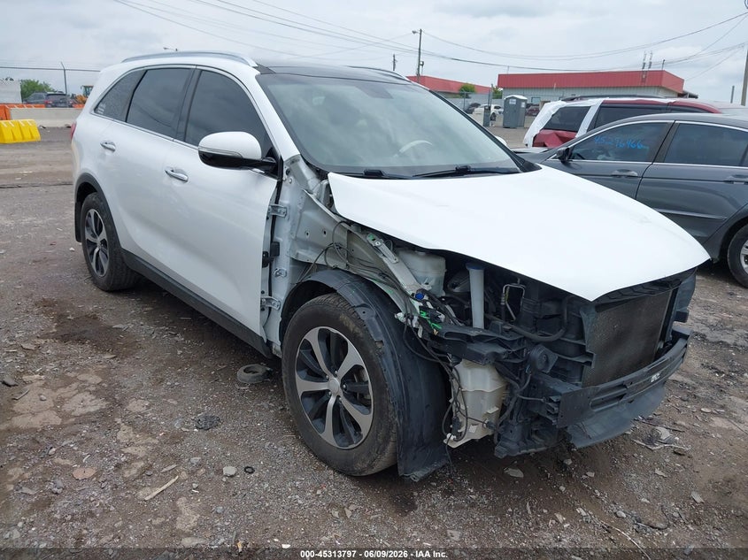 2016 Kia Sorento VIN 5XYPH4A5XGG141395 IAAI salvage auction — FRONT END, Salvage Title, sold $1,400 on 2026-07-10 (photo 1)