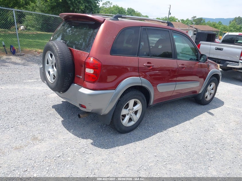 2005 Toyota Rav4 VIN JTEHD20V850070749 IAAI salvage auction — NORMAL WEAR, Clear (Virginia), sold $700 on 2026-07-28 (photo 4)