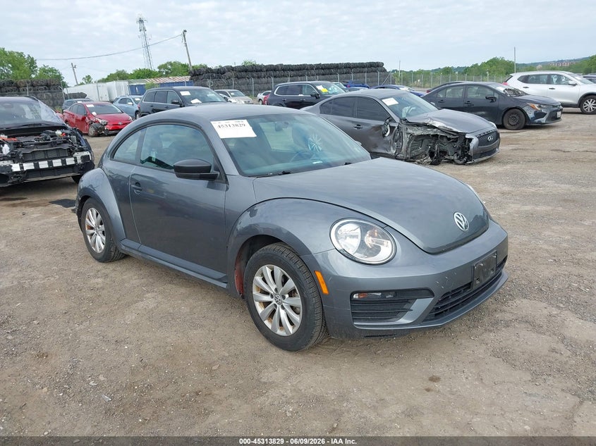 2017 Volkswagen Beetle VIN 3VWF17AT8HM618665 IAAI salvage auction — LEFT REAR, Salvage Title, sold $1,850 on 2026-07-10 (photo 1)