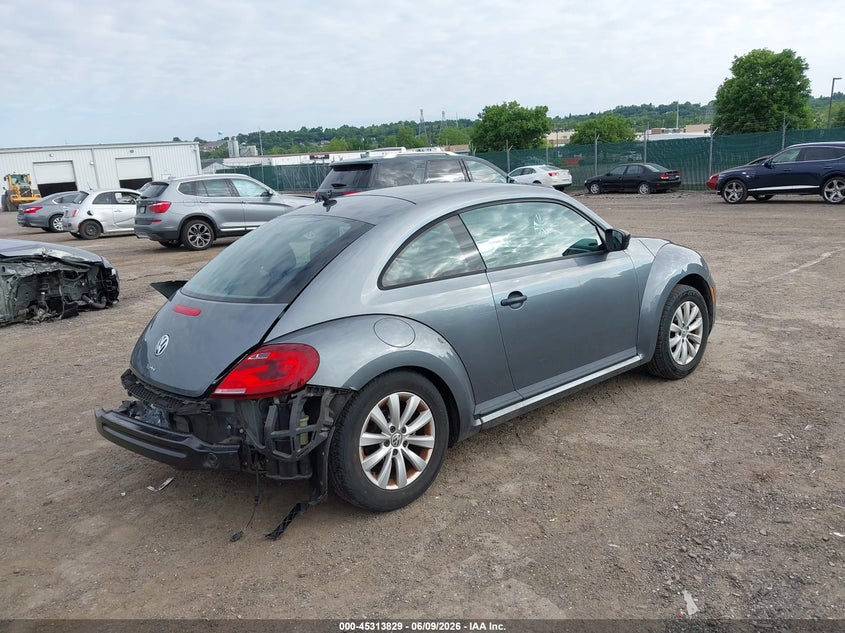 2017 Volkswagen Beetle VIN 3VWF17AT8HM618665 IAAI salvage auction — LEFT REAR, Salvage Title, sold $1,850 on 2026-07-10 (photo 4)