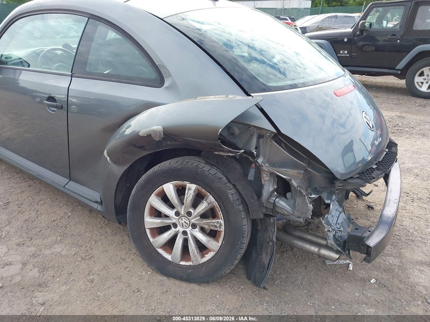 2017 Volkswagen Beetle VIN 3VWF17AT8HM618665 IAAI salvage auction — LEFT REAR, Salvage Title, sold $1,850 on 2026-07-10 (photo 6)