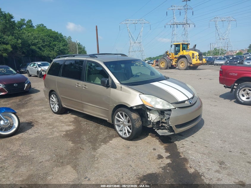 2008 Toyota Sienna VIN 5TDZK23C38S207591 IAAI salvage auction — RIGHT FRONT, Salvage (Pennsylvania), sold $725 on 2026-07-09 (photo 1)