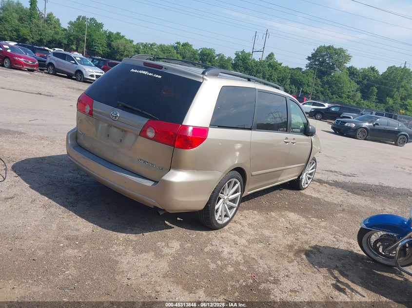2008 Toyota Sienna VIN 5TDZK23C38S207591 IAAI salvage auction — RIGHT FRONT, Salvage (Pennsylvania), sold $725 on 2026-07-09 (photo 4)