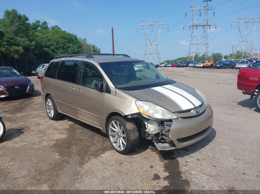 2008 Toyota Sienna VIN 5TDZK23C38S207591 IAAI salvage auction — RIGHT FRONT, Salvage (Pennsylvania), sold $725 on 2026-07-09 (photo 6)