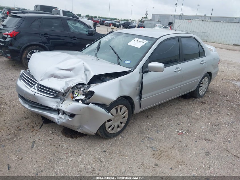 2006 Mitsubishi Lancer VIN JA3AJ26E86U072385 IAAI salvage auction — FRONT END, Salvage (Texas), sold $200 on 2026-07-09 (photo 2)