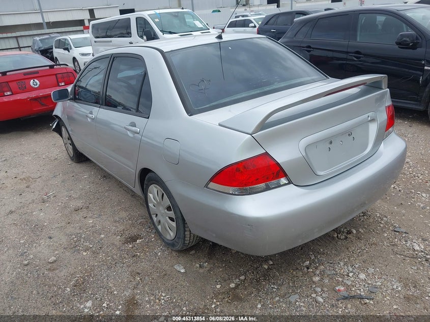 2006 Mitsubishi Lancer VIN JA3AJ26E86U072385 IAAI salvage auction — FRONT END, Salvage (Texas), sold $200 on 2026-07-09 (photo 3)