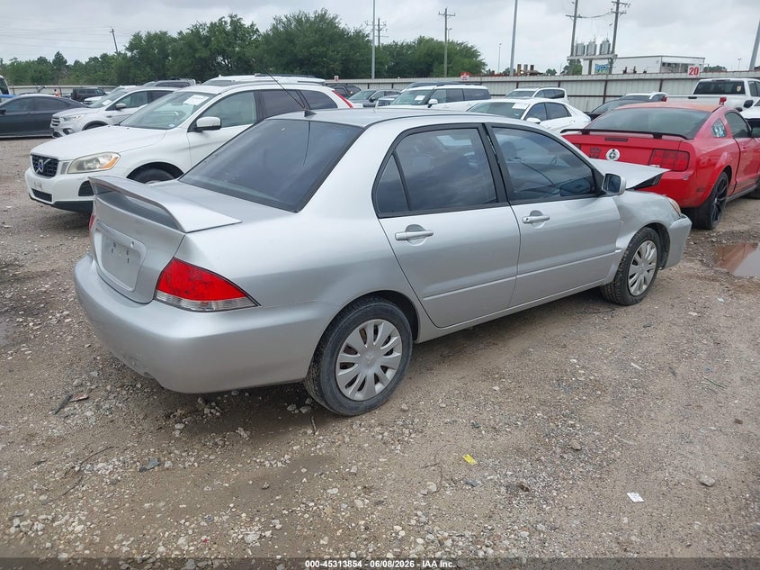 2006 Mitsubishi Lancer VIN JA3AJ26E86U072385 IAAI salvage auction — FRONT END, Salvage (Texas), sold $200 on 2026-07-09 (photo 4)