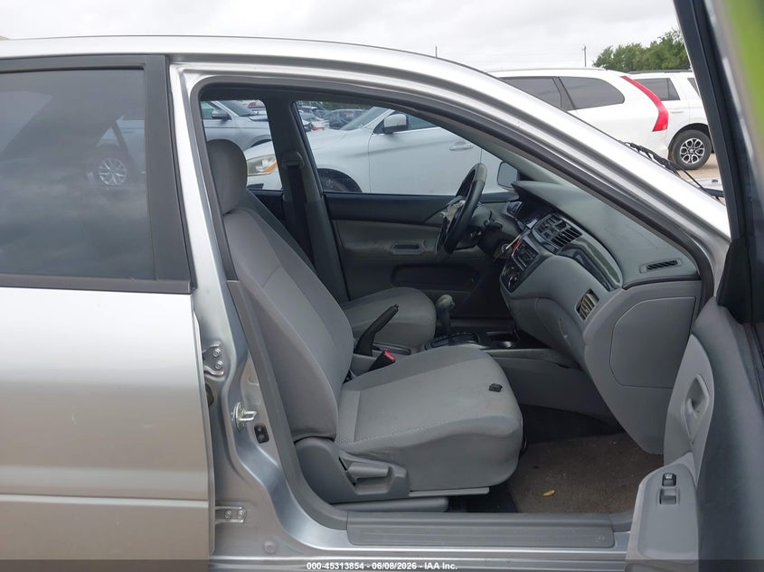 2006 Mitsubishi Lancer VIN JA3AJ26E86U072385 IAAI salvage auction — FRONT END, Salvage (Texas), sold $200 on 2026-07-09 (photo 5)
