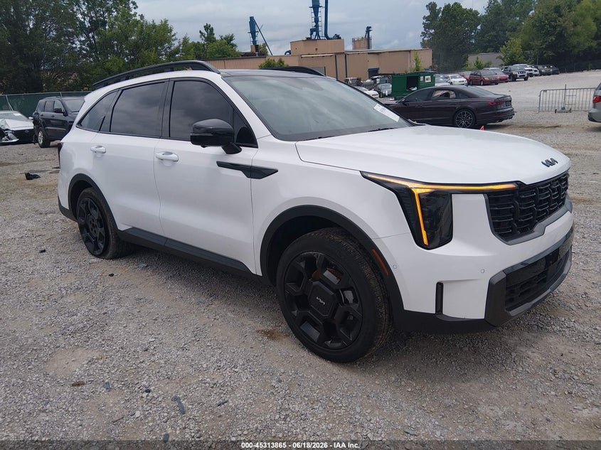 2024 Kia Sorento VIN 5XYRKDJFXRG290041 IAAI salvage auction — LEFT SIDE, Salvage Title, sold $5,600 on 2026-07-22 (photo 1)