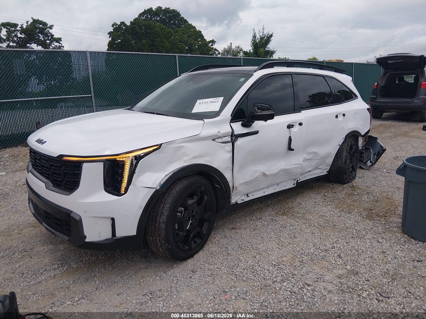 2024 Kia Sorento VIN 5XYRKDJFXRG290041 IAAI salvage auction — LEFT SIDE, Salvage Title, sold $5,600 on 2026-07-22 (photo 2)