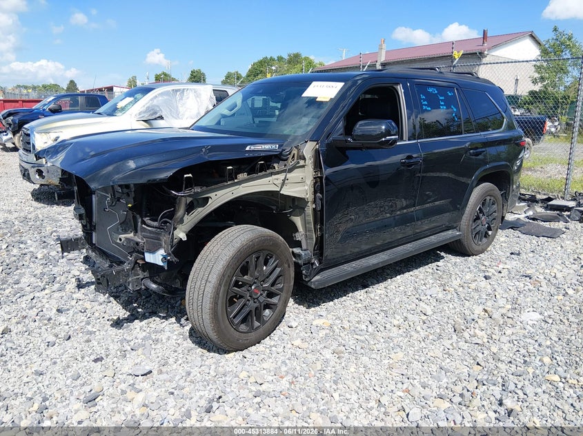 2024 Toyota Sequoia VIN 7SVAAABA7RX032449 IAAI salvage auction — FRONT END, Salvage (West Virginia), sold $28,500 on 2026-08-12 (photo 2)
