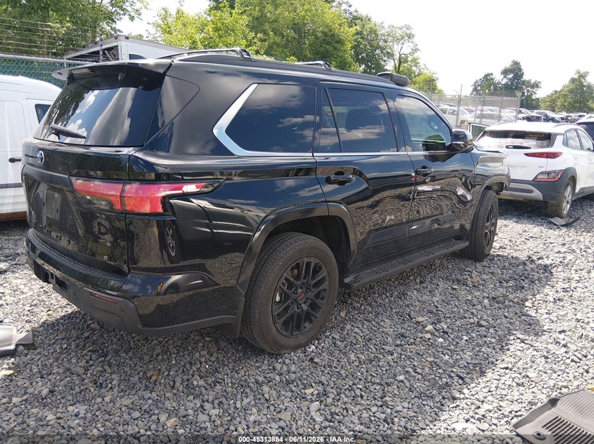 2024 Toyota Sequoia VIN 7SVAAABA7RX032449 IAAI salvage auction — FRONT END, Salvage (West Virginia), sold $28,500 on 2026-08-12 (photo 4)