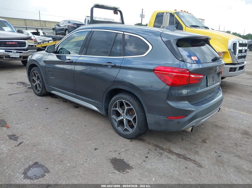 2016 BMW X1 VIN WBXHT3C33GP881962 IAAI salvage auction — WATER/FLOOD, Salvage Title, sold $550 on 2026-07-22 (photo 3)