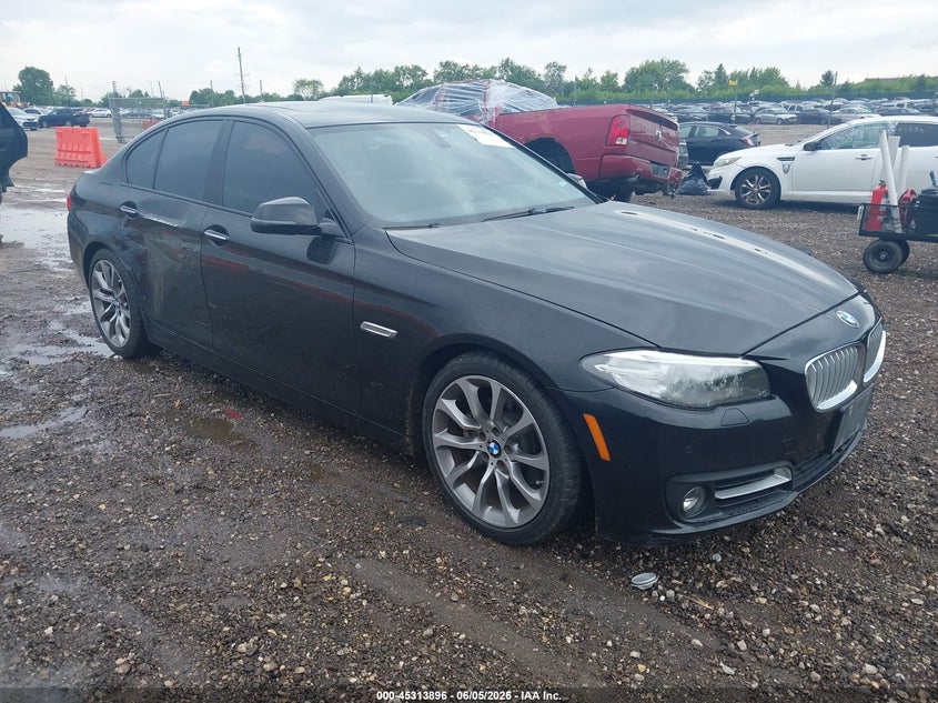 2016 BMW 5er VIN WBA5A7C58GG146003 IAAI salvage auction — SIDE, Salvage Title, sold $4,800 on 2026-07-10 (photo 1)