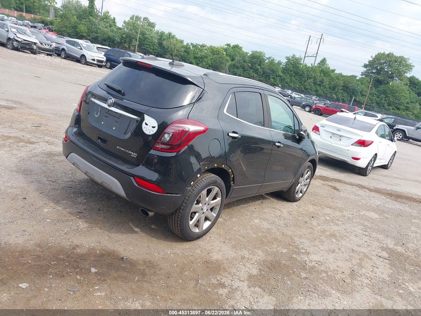 2019 Buick Encore VIN KL4CJGSM8KB730842 IAAI salvage auction — RIGHT REAR, Salvage (Pennsylvania), sold $575 on 2026-07-31 (photo 4)
