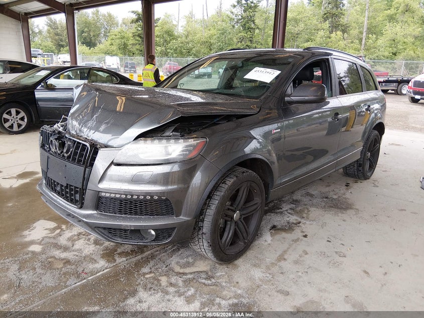 2014 Audi Q7 VIN WA1DGAFE0ED011435 IAAI salvage auction — FRONT END, Salvage Title, sold $1,200 on 2026-07-15 (photo 2)
