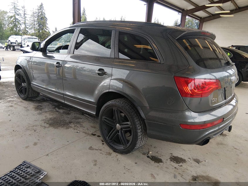 2014 Audi Q7 VIN WA1DGAFE0ED011435 IAAI salvage auction — FRONT END, Salvage Title, sold $1,200 on 2026-07-15 (photo 3)