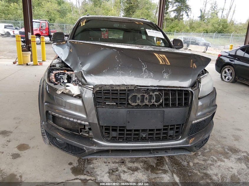2014 Audi Q7 VIN WA1DGAFE0ED011435 IAAI salvage auction — FRONT END, Salvage Title, sold $1,200 on 2026-07-15 (photo 6)