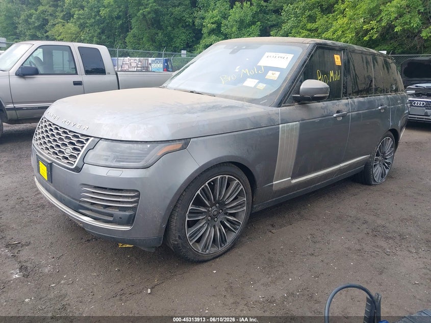 2022 Land rover RANGE ROVER VIN SALGS2RU3NA464744 IAAI salvage auction — THEFT, Salvage Title, sold $37,300 on 2026-07-30 (photo 2)