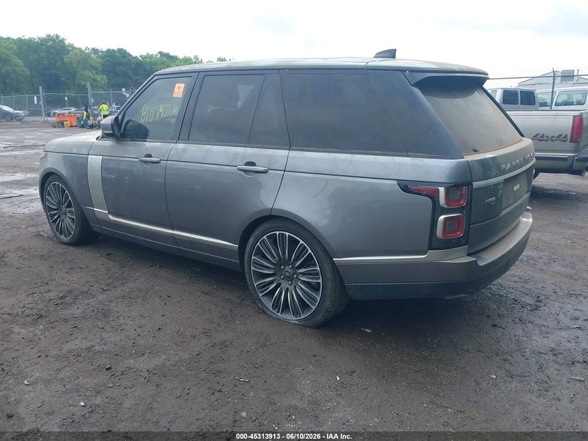 2022 Land rover RANGE ROVER VIN SALGS2RU3NA464744 IAAI salvage auction — THEFT, Salvage Title, sold $37,300 on 2026-07-30 (photo 3)