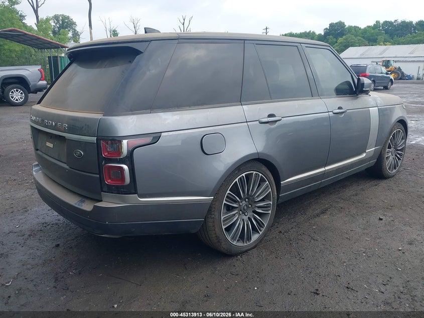 2022 Land rover RANGE ROVER VIN SALGS2RU3NA464744 IAAI salvage auction — THEFT, Salvage Title, sold $37,300 on 2026-07-30 (photo 4)