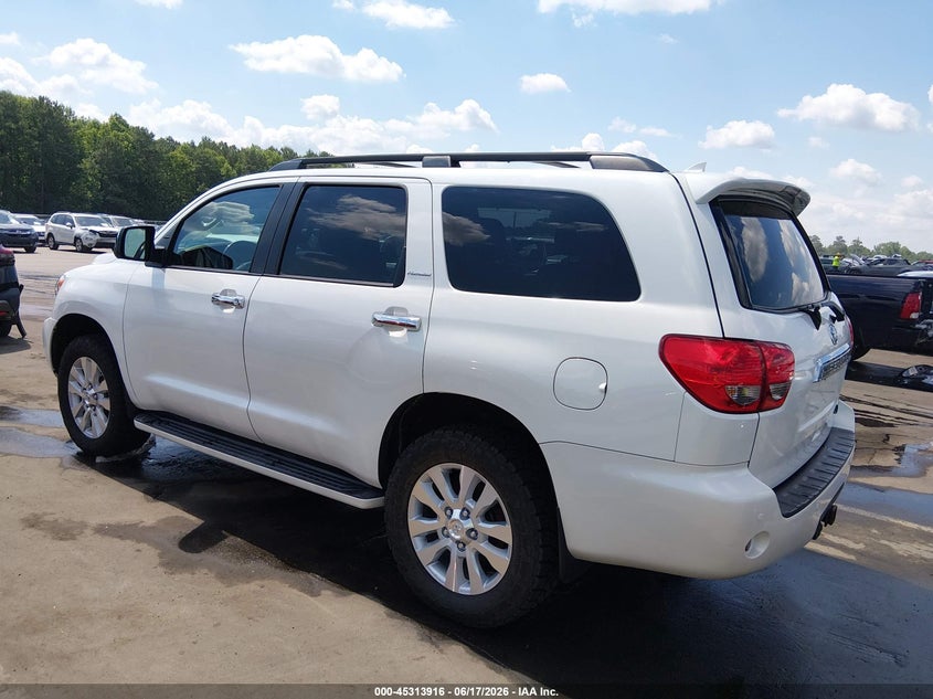2016 Toyota Sequoia VIN 5TDDY5G17GS133707 IAAI salvage auction — FRONT END, Salvage (North Carolina), sold $10,200 on 2026-07-16 (photo 3)