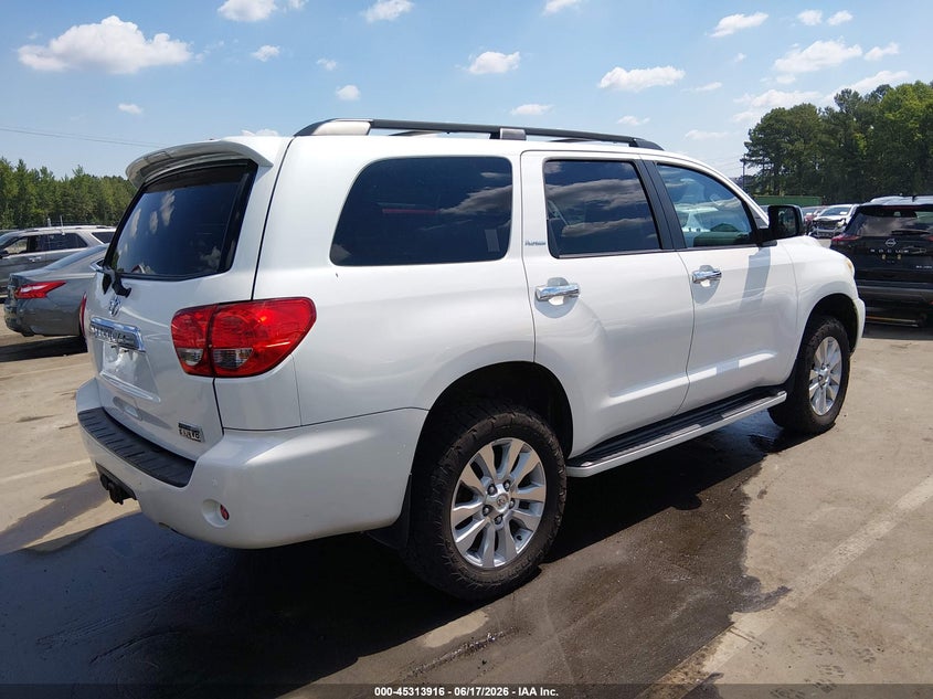 2016 Toyota Sequoia VIN 5TDDY5G17GS133707 IAAI salvage auction — FRONT END, Salvage (North Carolina), sold $10,200 on 2026-07-16 (photo 4)