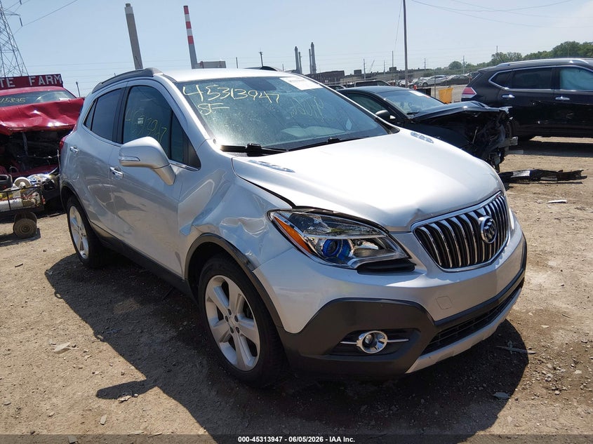 2015 Buick Encore VIN KL4CJBSB3FB270058 IAAI salvage auction — RIGHT FRONT, Salvage Title, sold $1,950 on 2026-07-11 (photo 6)