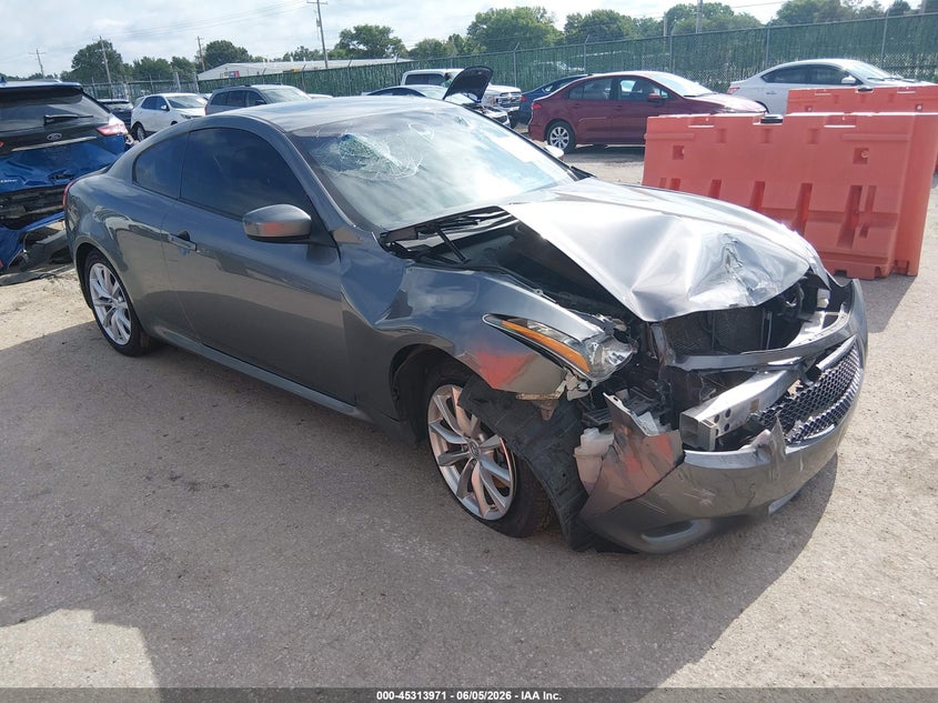2012 Infiniti G VIN JN1CV6EL6CM471042 IAAI salvage auction — FRONT END, Salvage Title, sold $475 on 2026-07-31 (photo 1)