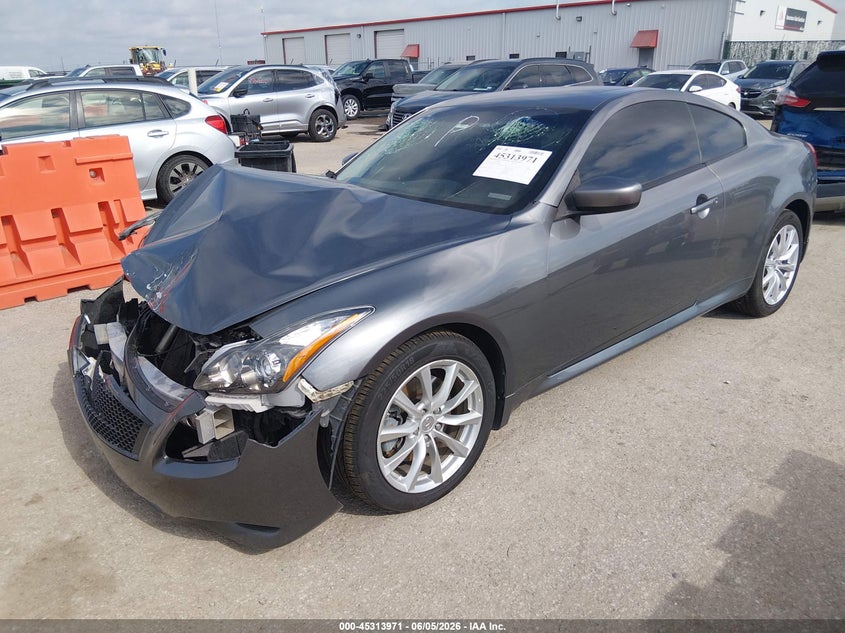 2012 Infiniti G VIN JN1CV6EL6CM471042 IAAI salvage auction — FRONT END, Salvage Title, sold $475 on 2026-07-31 (photo 2)