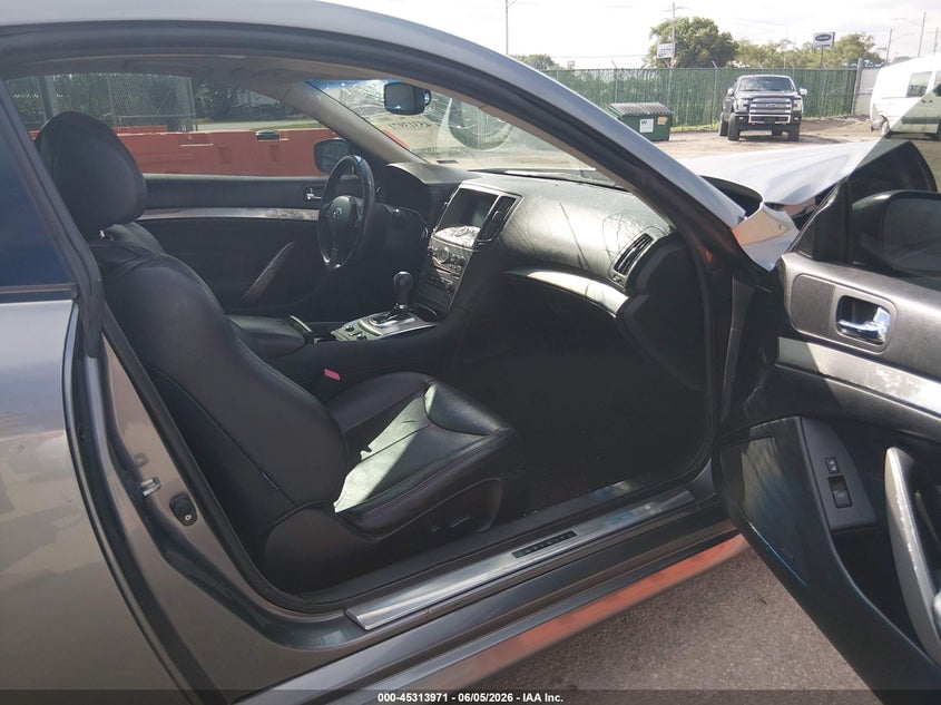 2012 Infiniti G VIN JN1CV6EL6CM471042 IAAI salvage auction — FRONT END, Salvage Title, sold $475 on 2026-07-31 (photo 5)