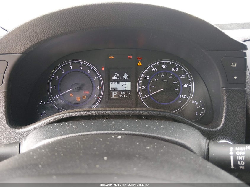 2012 Infiniti G VIN JN1CV6EL6CM471042 IAAI salvage auction — FRONT END, Salvage Title, sold $475 on 2026-07-31 (photo 7)