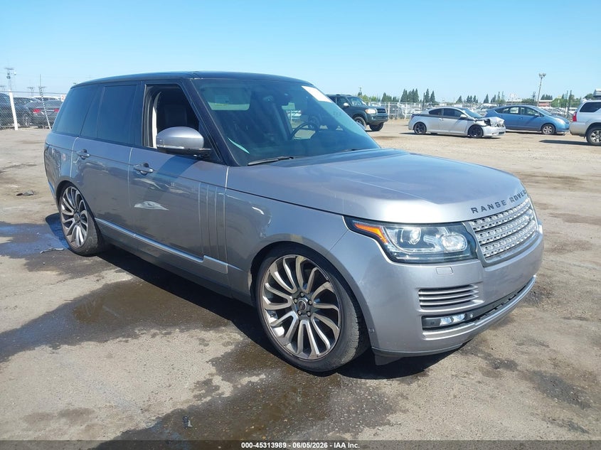 2013 Land rover RANGE ROVER VIN SALGS2DF8DA117529 IAAI salvage auction — ENGINE DAMAGE, Salvage Title, sold $2,550 on 2026-07-08 (photo 1)