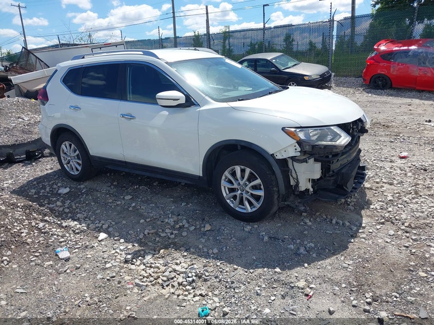 2018 Nissan Rogue VIN KNMAT2MV1JP556811 IAAI salvage auction — FRONT END, Salvage (Pennsylvania), sold $2,500 on 2026-07-31 (photo 1)