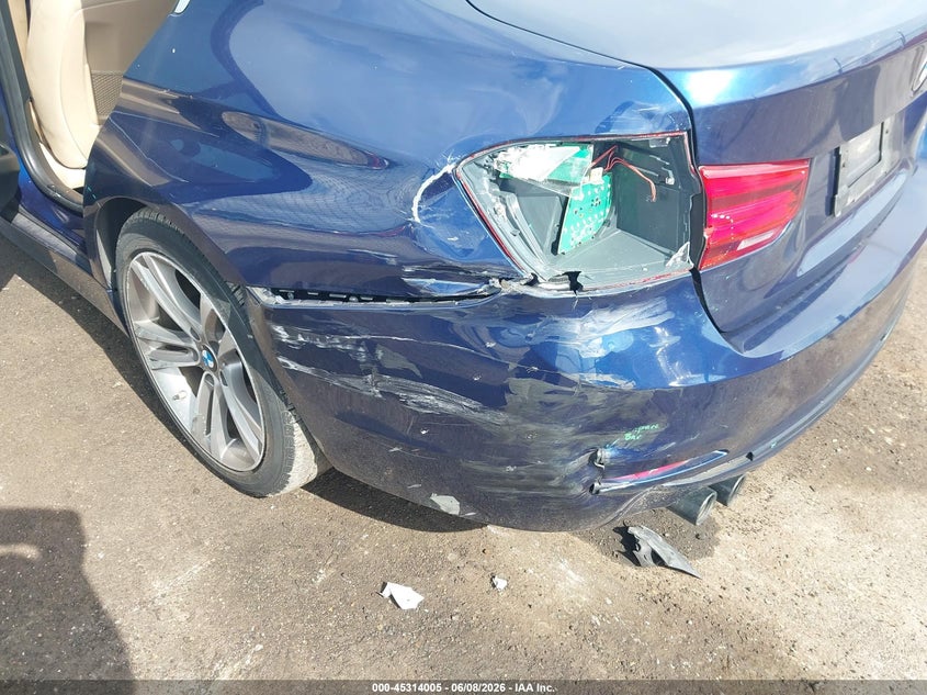 2018 BMW 3er VIN WBA8B9C57JEE81720 IAAI salvage auction — LEFT REAR, Rebuildable (Florida), sold $250 on 2026-07-29 (photo 6)