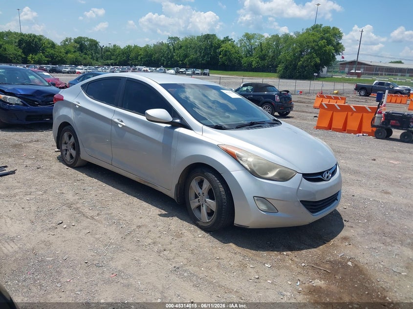 2012 Hyundai Elantra VIN KMHDH4AE0CU328751 IAAI salvage auction — NORMAL WEAR, Clear (Georgia), sold $475 on 2026-07-16 (photo 1)