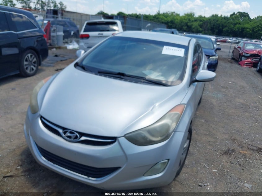 2012 Hyundai Elantra VIN KMHDH4AE0CU328751 IAAI salvage auction — NORMAL WEAR, Clear (Georgia), sold $475 on 2026-07-16 (photo 6)