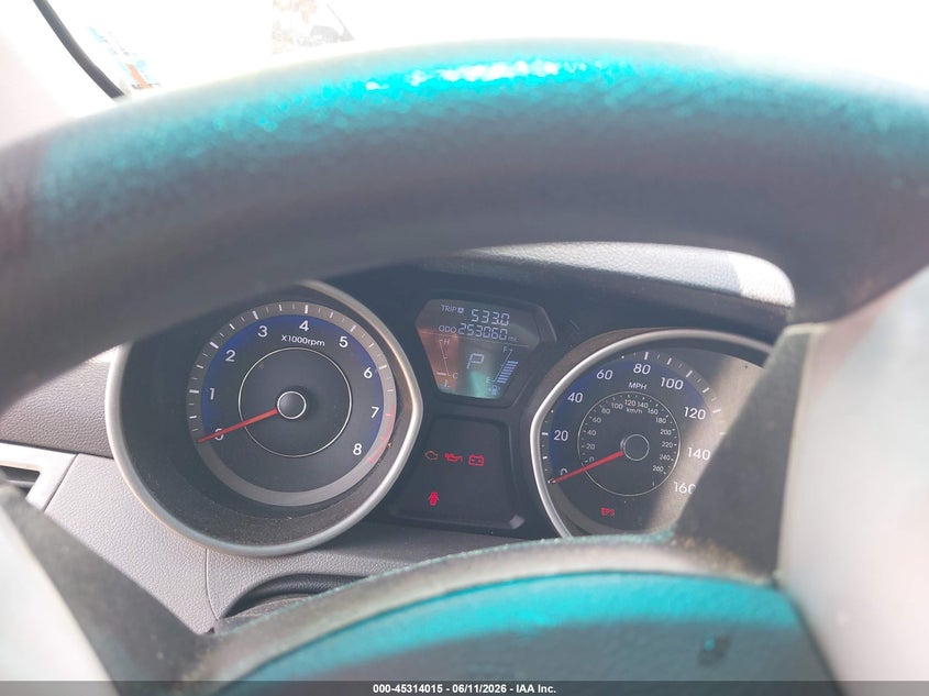 2012 Hyundai Elantra VIN KMHDH4AE0CU328751 IAAI salvage auction — NORMAL WEAR, Clear (Georgia), sold $475 on 2026-07-16 (photo 7)