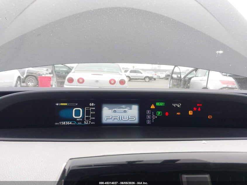 2016 Toyota Prius VIN JTDKARFU8G3020767 IAAI salvage auction — EXTERIOR BURN, Salvage Title, sold $2,550 on 2026-07-23 (photo 7)