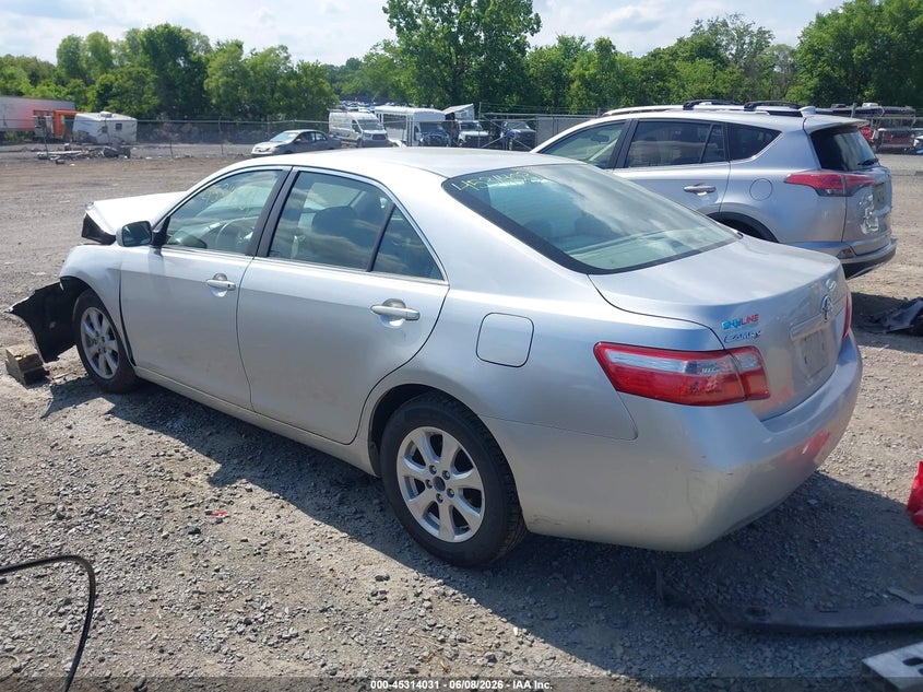 2007 Toyota Camry VIN JTNBE46K673106273 IAAI salvage auction — FRONT END, Clear (Virginia), sold $475 on 2026-07-28 (photo 3)
