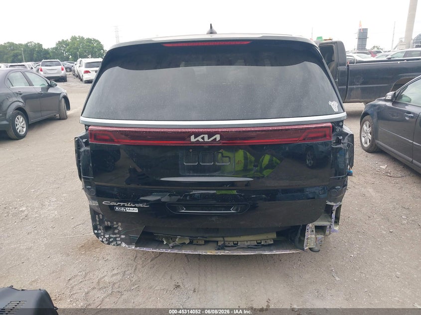 2022 Kia Carnival VIN KNDNB4H3XN6091630 IAAI salvage auction — REAR END, Salvage Title, sold $4,700 on 2026-07-29 (photo 6)