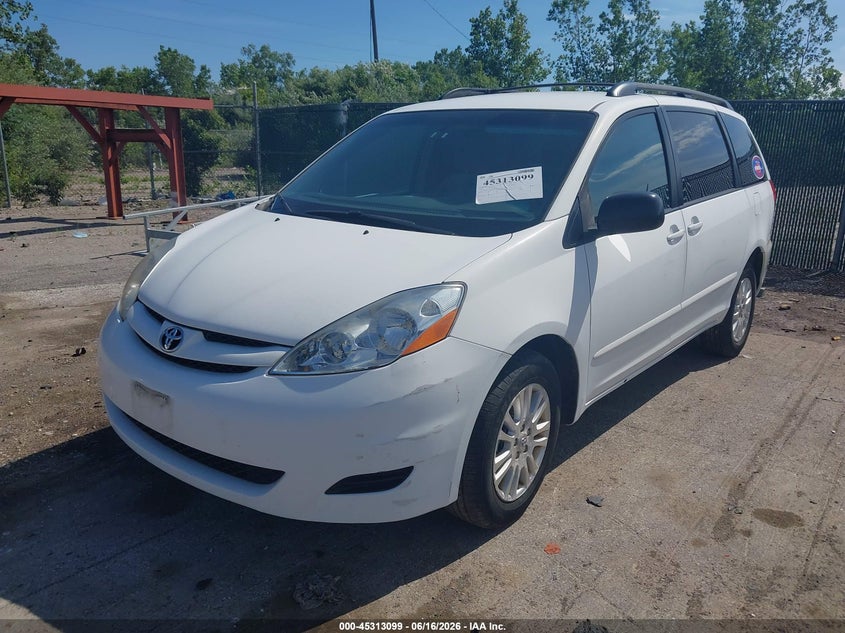 2010 Toyota Sienna VIN 5TDJK4CCXAS033694 IAAI salvage auction — NORMAL WEAR, Original (Ohio), sold $825 on 2026-07-09 (photo 2)