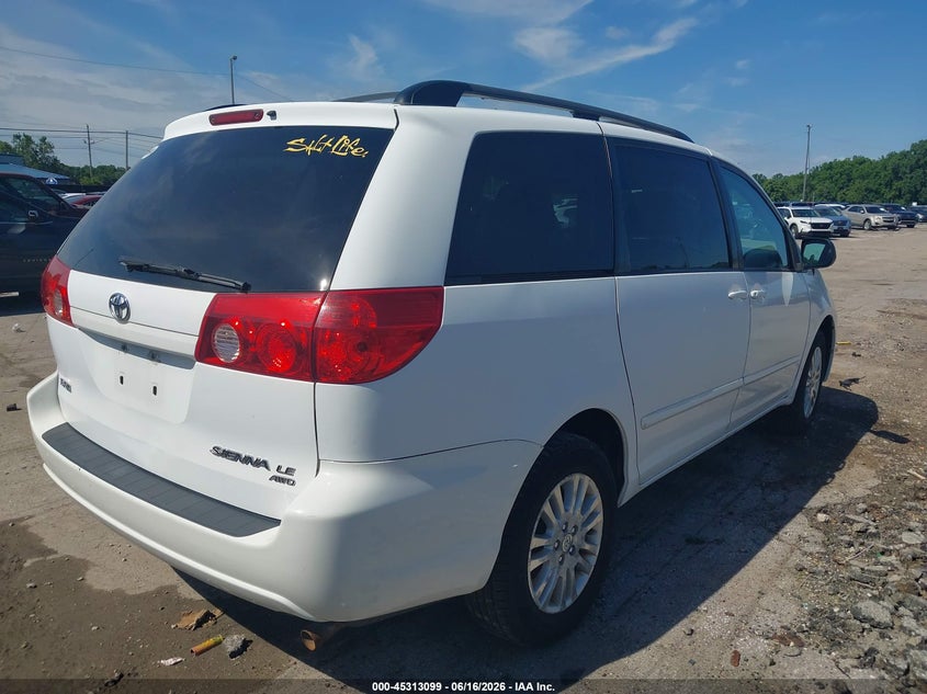 2010 Toyota Sienna VIN 5TDJK4CCXAS033694 IAAI salvage auction — NORMAL WEAR, Original (Ohio), sold $825 on 2026-07-09 (photo 4)