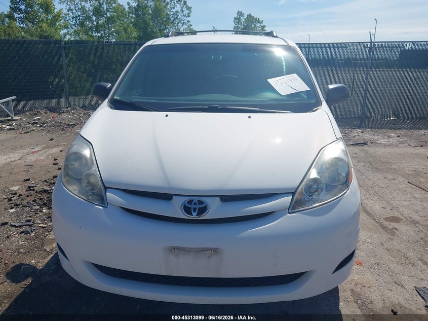 2010 Toyota Sienna VIN 5TDJK4CCXAS033694 IAAI salvage auction — NORMAL WEAR, Original (Ohio), sold $825 on 2026-07-09 (photo 6)