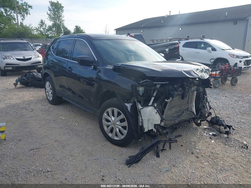 2017 Nissan Rogue VIN JN8AT2MV6HW009201 IAAI salvage auction — FRONT & REAR, Salvage Title, sold $575 on 2026-07-22 (photo 1)